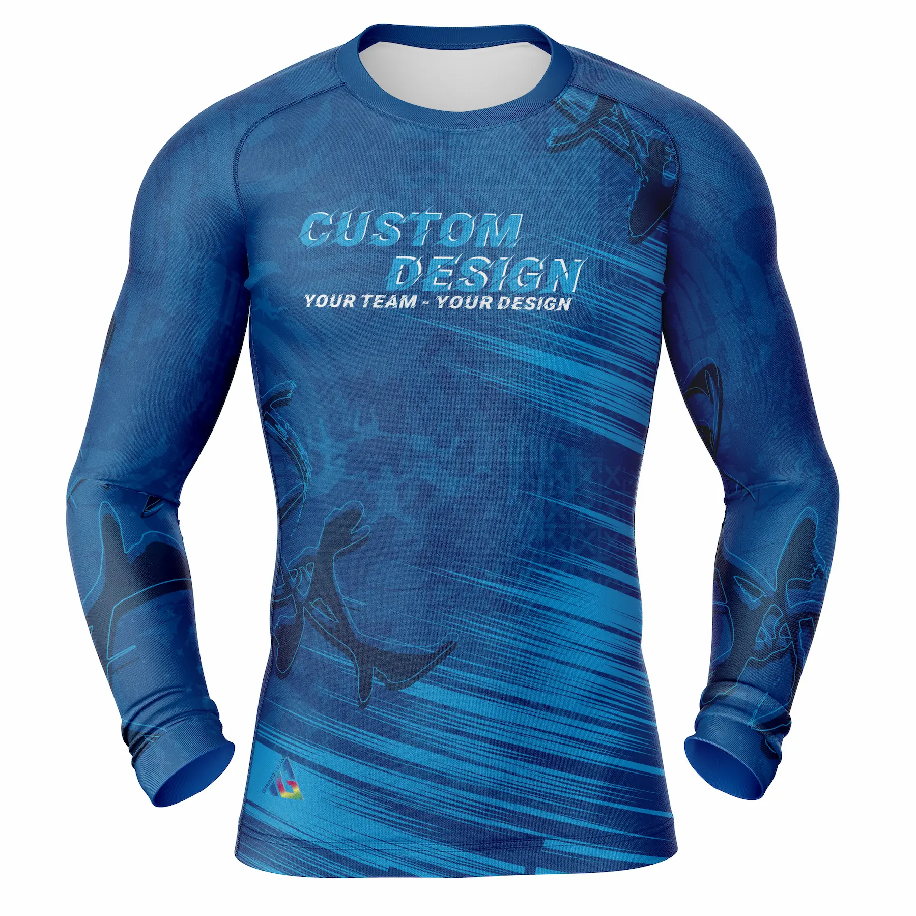 Baselayer personnalisé GrindTeam pour équipe de skydive