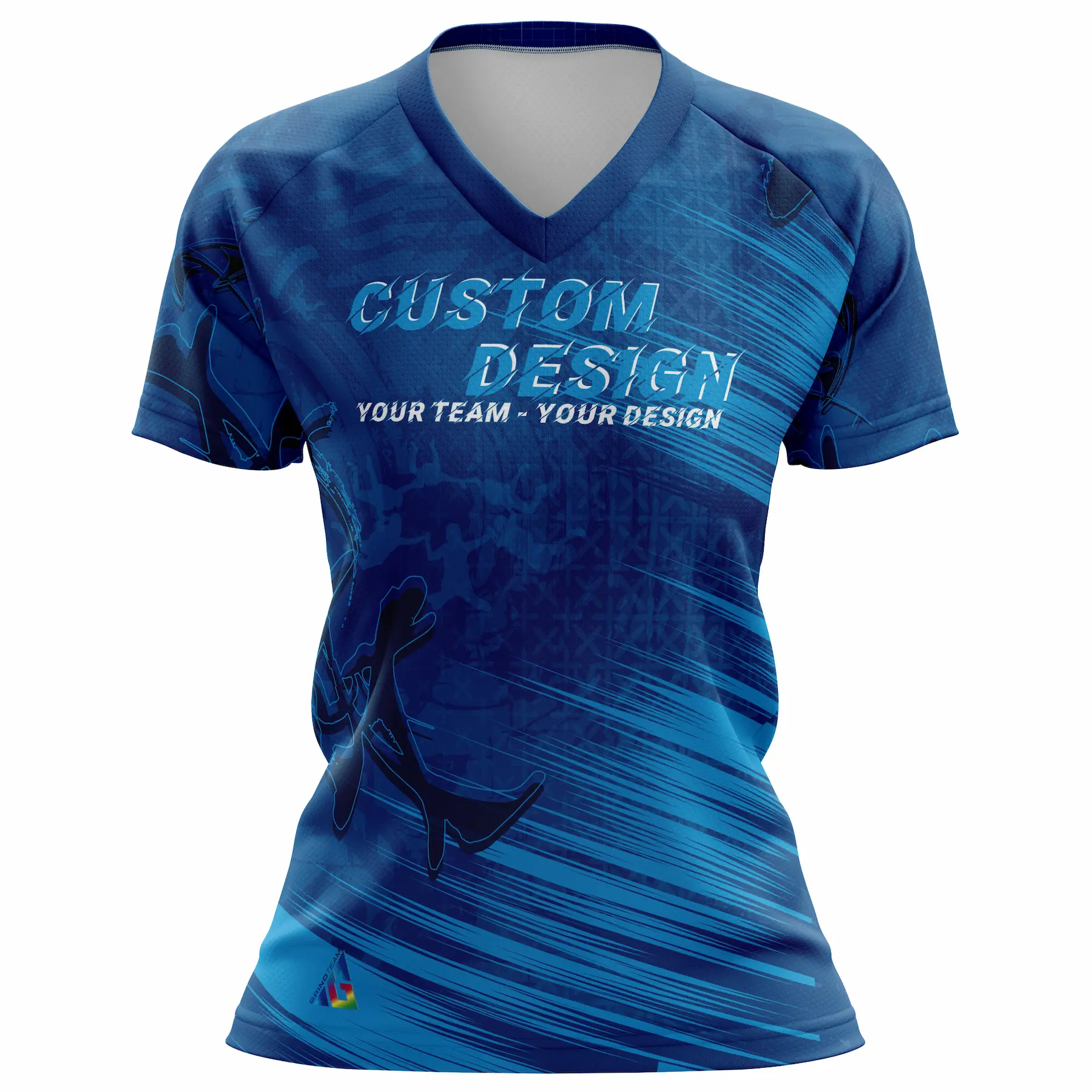 maillot femme personnalisé GrindTeam pour équipe de skydive