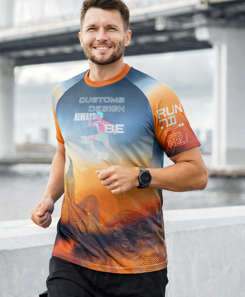 Maillot running personnalisé GrindTeam pour clubs et événements sportifs